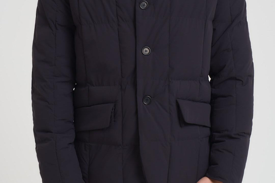 Giacca uomo imbottita blu notte 2I04 L58901101 ASPESI 