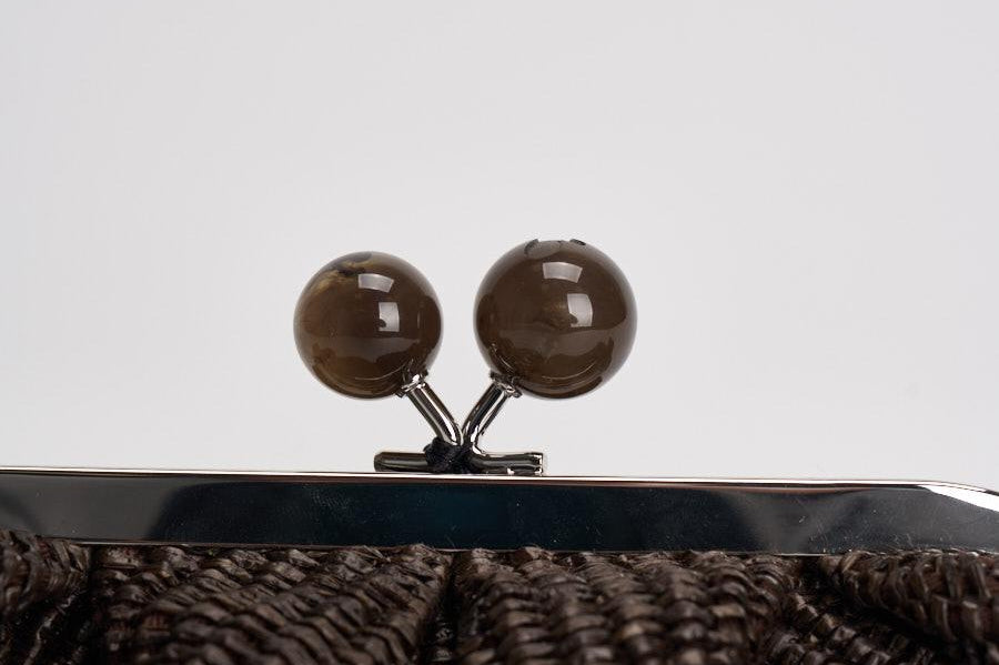 Clutch donna Pasticcino Bag small moro PALMAS 053 MAX MARA 