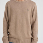 Maglia uomo in cotone beige 710810846 036 RALPH LAUREN 