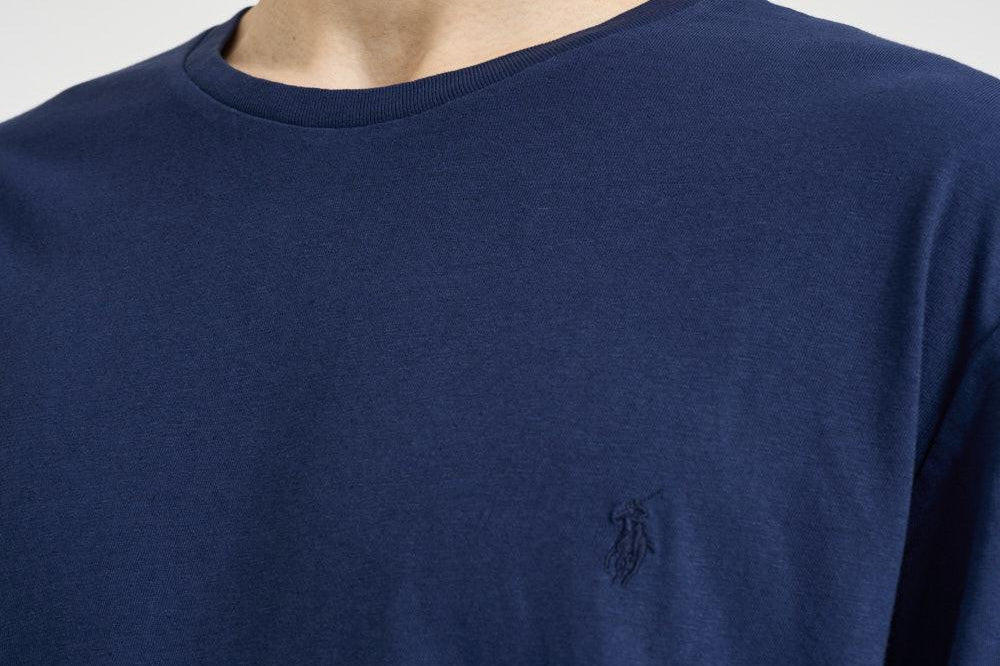 T-shirt uomo girocollo blu 710B23304 004 RALPH LAUREN 