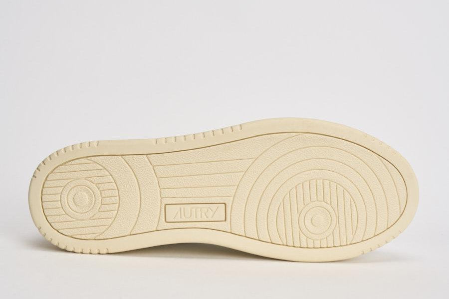 Sneakers uomo Medalist low bianca e marrone AULM LL28 AUTRY 