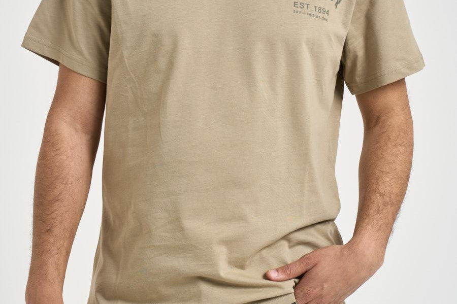 T-shirt uomo girocollo beige MTS0502 GY35 BARBOUR 