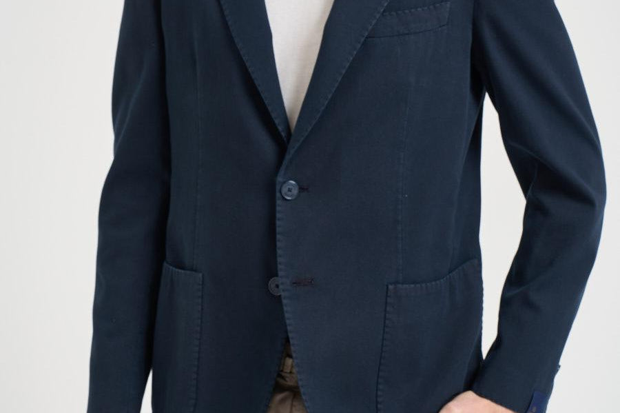Giacca uomo monopetto blu notte GL797MF 102579 SANTANIELLO 