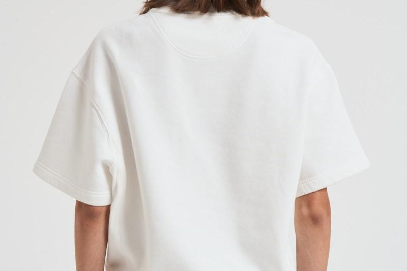 Felpa donna girocollo Jay bianca 11002 OFW1 ANINE BING 