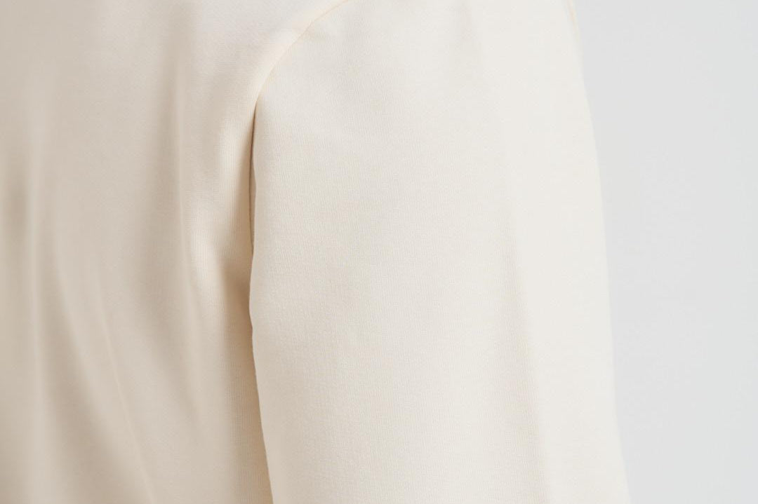 Felpa uomo girocollo panna SH9608 XFJ LACOSTE 