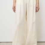 Pantalone donna a palazzo panna 8112 542501 L.B.M. 