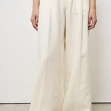 Pantalone donna a palazzo panna 8112 542501 L.B.M. 