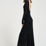 Abito donna in pizzo nero 14896 8001 FORTE FORTE 