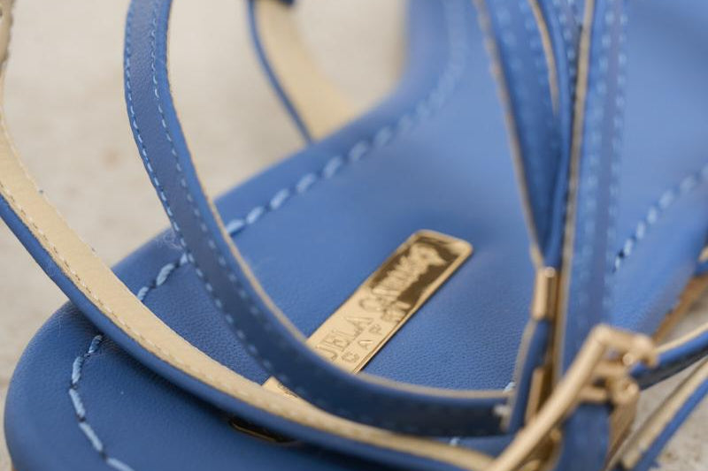 Sandali donna denim blu W46  EMANUELA CARUSO CAPRI 