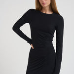 Abito donna Jelina lungo nero RO0349FB C3K01E01BK MARANT ETOILE 