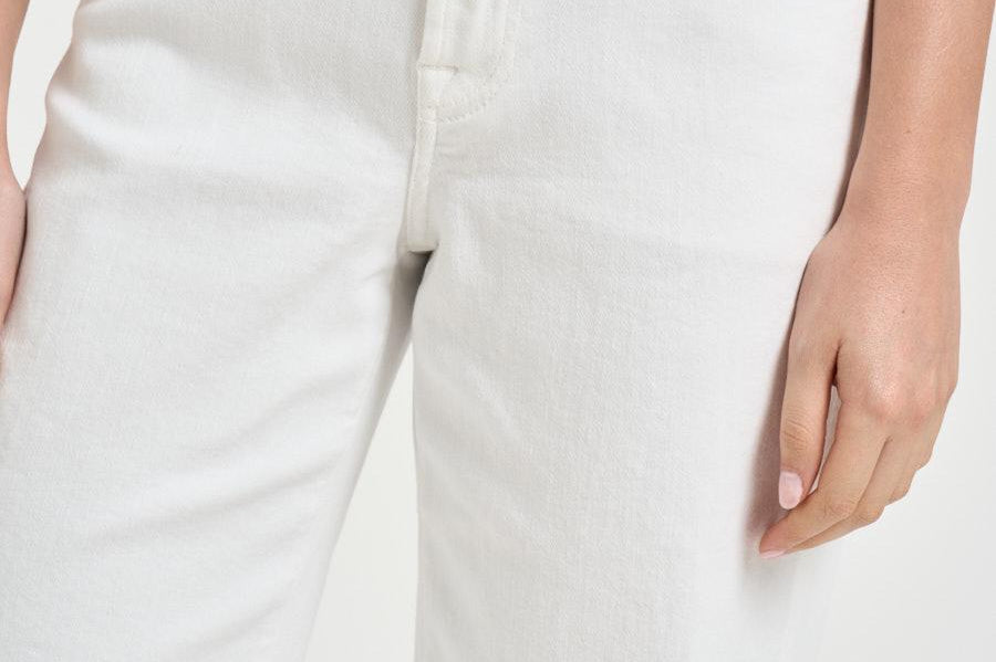 Jeans donna Strovepipe in denim bianco 7U4N0C14 U7SL8 7 for all Mankind 