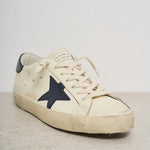 Sneakers uomo Super-Star bianca GMF00101 F00416415430 GOLDEN GOOSE 