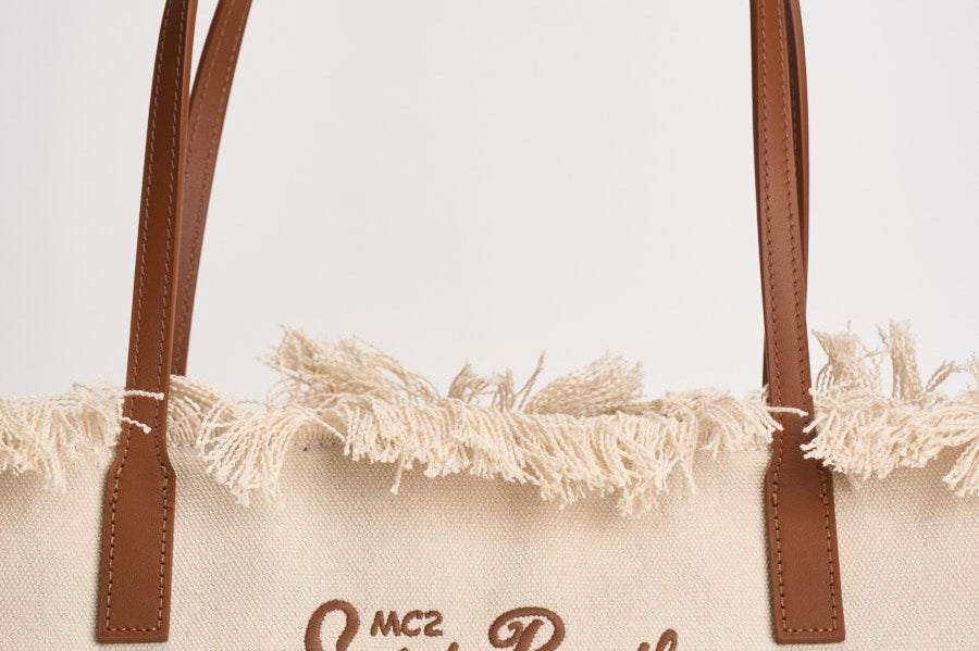 Borsa donna City in canvas ecru CBF0001 CANVAS1018 MC2 SAINT BARTH 