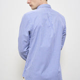Camicia uomo a righe celeste 710928254 008 RALPH LAUREN 