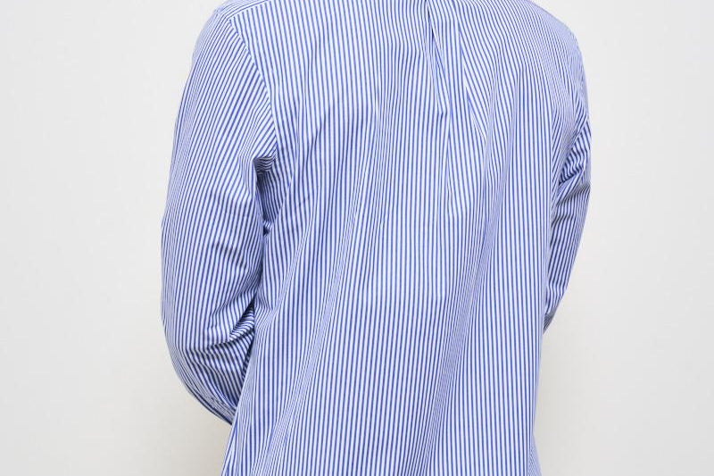 Camicia uomo a righe celeste 710928254 008 RALPH LAUREN 
