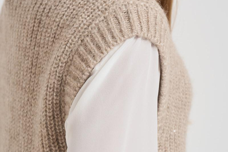 Cardigan in maglia donna A93127F03 47A PESERICO 