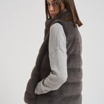 Piumino gilet eco fur donna PI002122D 9480 HERNO 