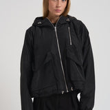 Giacca con cappuccio donna GONY BLACK IRO 