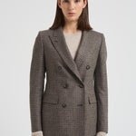 Giacca donna doppiopetto J Parigi pied de poule grigia JPARIGI10B 440015NERO TAGLIATORE 