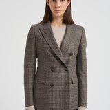 Giacca donna doppiopetto J Parigi pied de poule grigia JPARIGI10B 440015NERO TAGLIATORE 