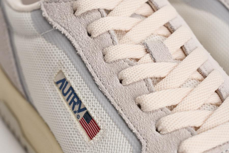 Sneakers uomo Wildpace bianco e beige LDLM AK01 AUTRY 