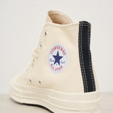 Sneakers Converse donna Chuck 70 panna K129 WHITE COMME DES GARCON PLAY 