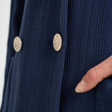 Giacca donna sartoriale doppiopetto blu navy FD3968 20369NAVY CIRCOLO 1901 