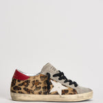 Sneakers donna Super Star in cavallino leopardato GWF00101 F00810315868 GOLDEN GOOSE 