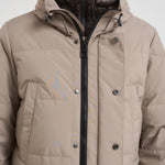 Piumino uomo midi sabbia F09MUCX501 16126 MONTECORE 