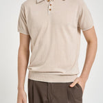 Polo uomo corda in maglia leggera M060202 111 ACCADEMIE TESSILI 