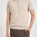 Polo uomo corda in maglia leggera M060202 111 ACCADEMIE TESSILI 