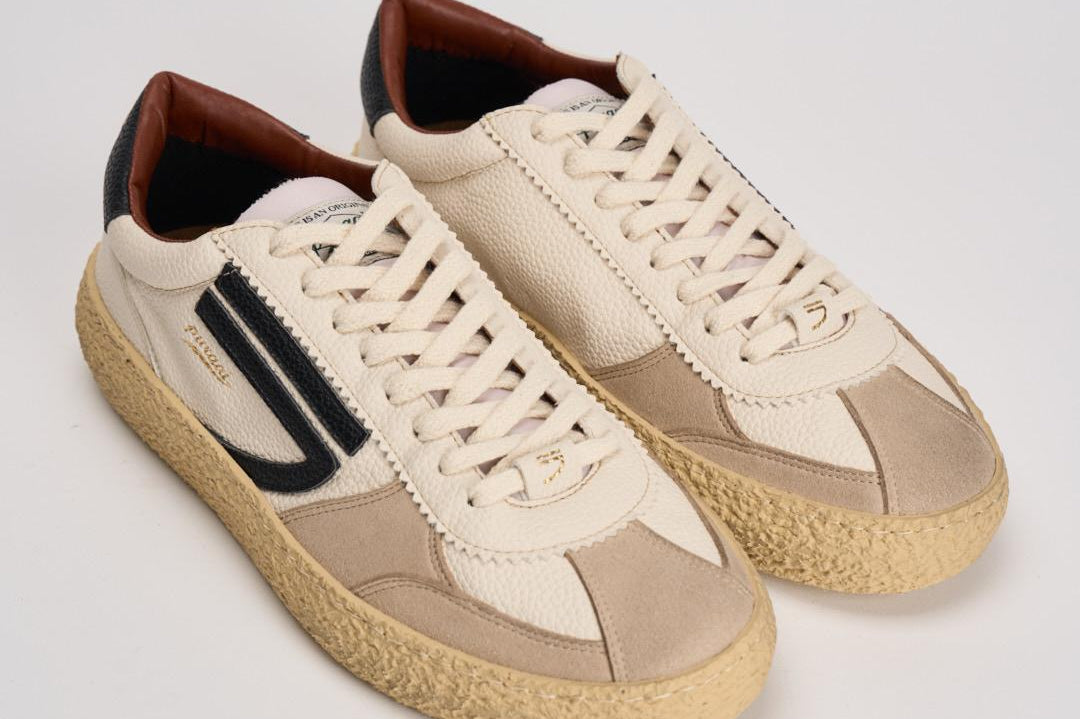 Sneakers donna Vintage Vegan Leather panna PU101V029 OSSO PURAAI 