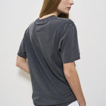 T-shirt donna grigia vintage 10075 WBL1 ANINE BING 
