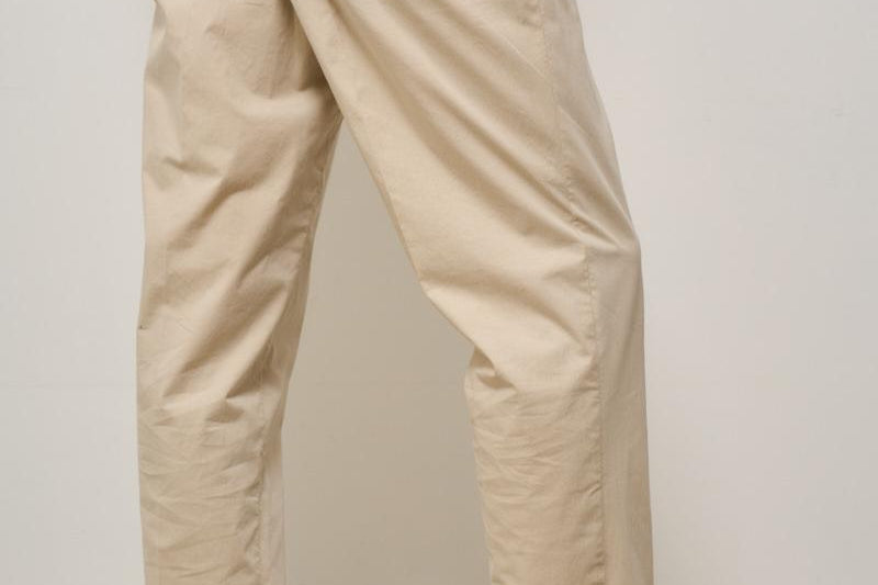 Pantalone uomo carrot fit beige IRNO 253004 SANTANIELLO 