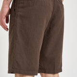 Bermuda uomo in lino marrone 26P717 82 PERFECTION 