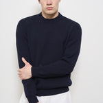 Maglia uomo girocollo blu GMP00841 P00066250486 GOLDEN GOOSE 
