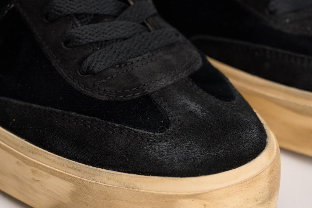 Sneakers uomo Soul-Star in velluto nere GMF00464 F00505590415 GOLDEN GOOSE 