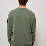 Felpa uomo girocollo verde 6100020 S0060V0159 STONE ISLAND 