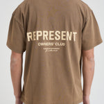 T-shirt uomo girocollo tortora OCM41114 ALMOND REPRESENT 