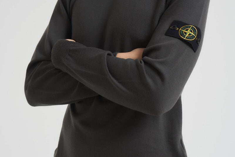 Maglia uomo girocollo grigio antracite 5100071 S00C4V0062 STONE ISLAND 