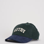 Cappellino uomo in velluto verde e blu ACPU Q9BG AUTRY 