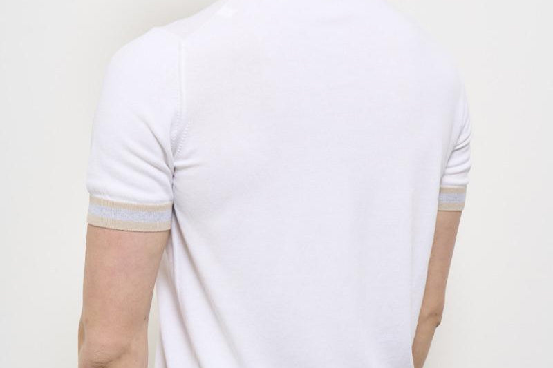 T-shirt uomo girocollo bianca 57135 20671002 GRAN SASSO 
