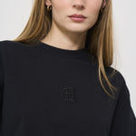 T-shirt girocollo Myers nera 10920 BLK26 ANINE BING 