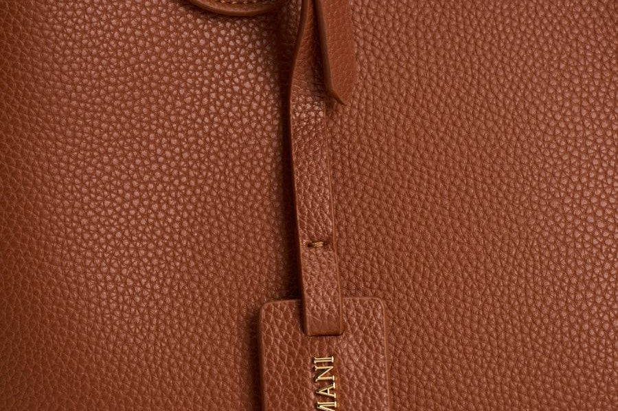 Borsa a mano donna in pelle marrone EW000361 AF12036M6030 EMPORIO ARMANI 