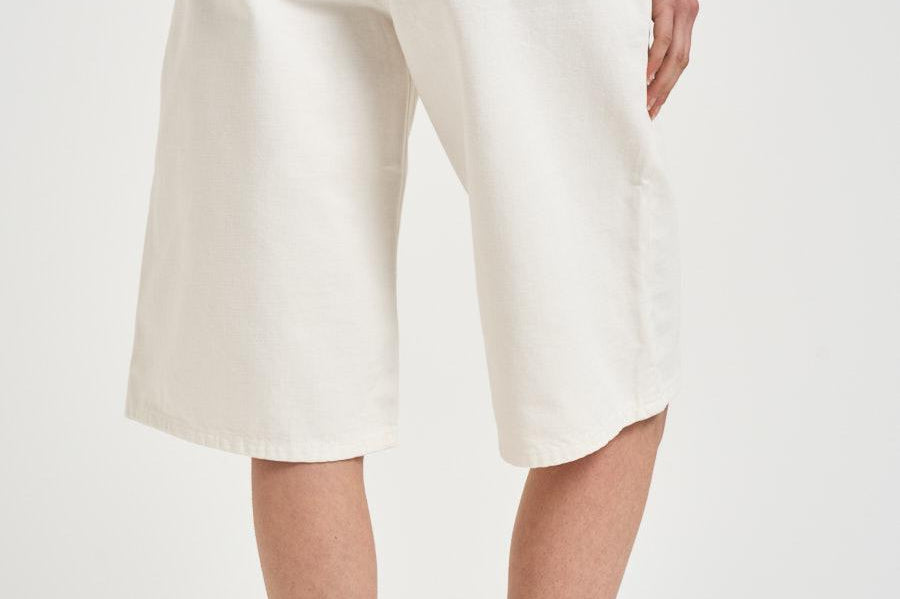 Bermuda donna in denim bianco NEWBECKYBULL44 OFFWHITE HAIKURE 