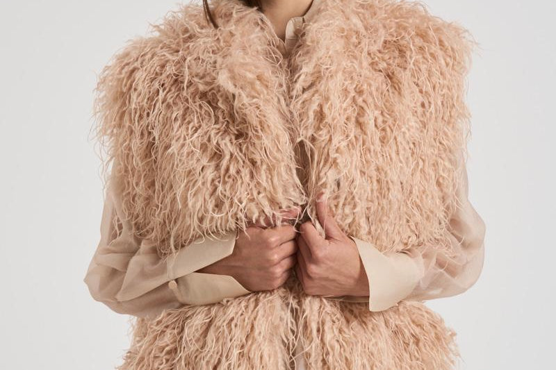 Gilet in eco mongolia donna 14001 1513PHARD FORTE FORTE 