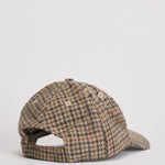Cappellino uomo in check lana beige ACPU S6BP AUTRY 