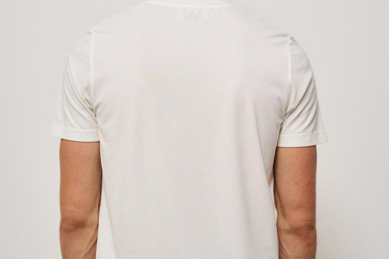 T-shirt uomo girocollo bianca AU1330C 1003 ALPHA STUDIO 