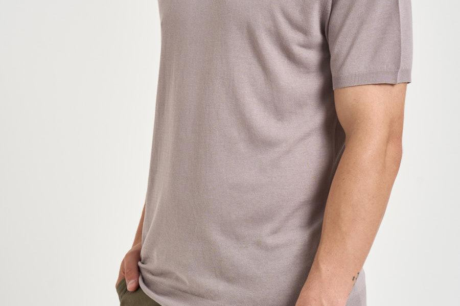 Maglia uomo grigio chiaro M010524 119 ACCADEMIE TESSILI 