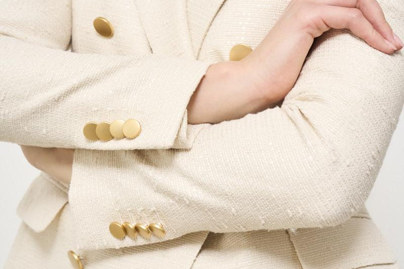 Giacca donna panna doppiopetto J Parigi JPARIGI10B 970155A1124 TAGLIATORE 